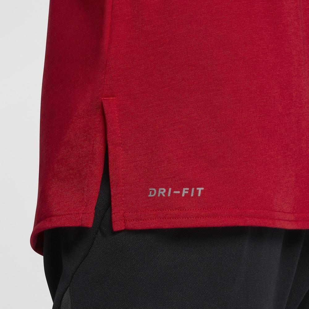 Jordan Tank Tops Men's Red Crew Neck Moderate Other