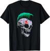 Hardcore Punk Rock Skull Mohawk Heavy Metal Acid Rock T-Shirt