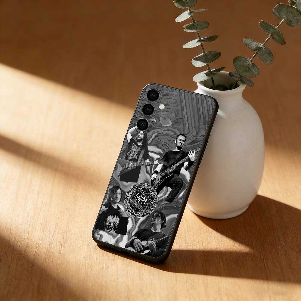fashion G-gojiras band Phone Case For Samsung GalaxyA13,21s,22,31,32,52,53,71,72,73,Soft Black Cover
