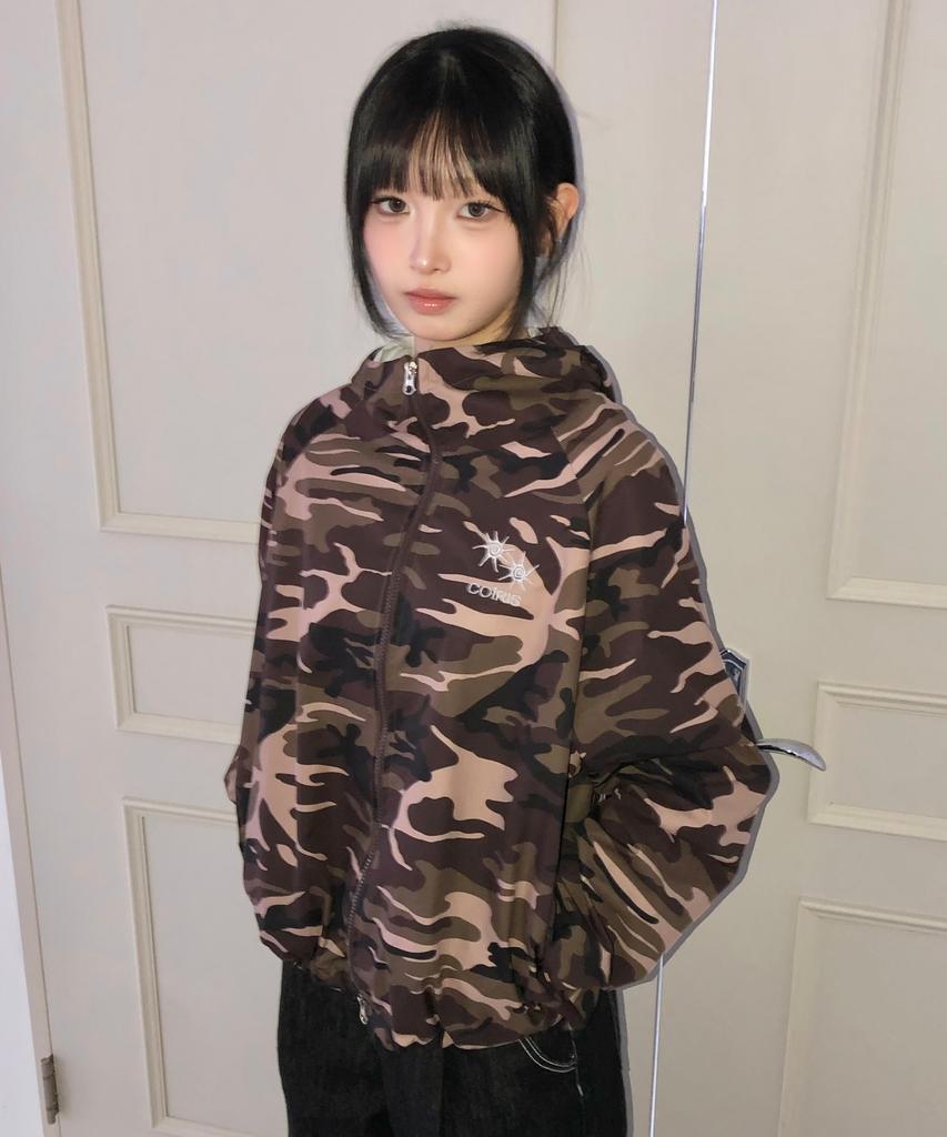 COIRIS Mile Camo Ветровка с капюшоном камуфляжная