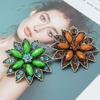 Vintage Resin Corsage, Fashion Brooch, Clothing, Collar Pin, Silk Scarf Buckle