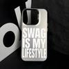Hip-hop Swag logo lifestyle fashion Phone Case For lMDColor Silver Shell For lPhone 17 16 e 15 14 13 12 11 Pro Max Plus