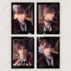4 листа/набор Love and Deepspace Стайлс Рафаэль Зейн Ксавье Калеб Аниме Косплей Коллекция Открыток Карточка Блокнот для карточек для фанатов