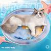 Охлаждающая водяная кровать для домашних животных для собак кошек утолщенный коврик для сенсорных игр с водой для домашних животных интерактивная игрушка для самостоятельной игры на тему океана с плавающими рыбками