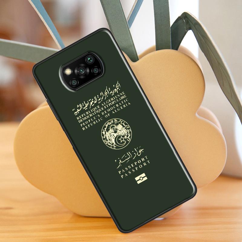 Чехол для алжирского паспорта для Xiaomi Mi 11 Lite 9T 10T 11T Pro POCO X3 Pro X3 GT F1 F2 F3 M4 M3 Pro Чехол