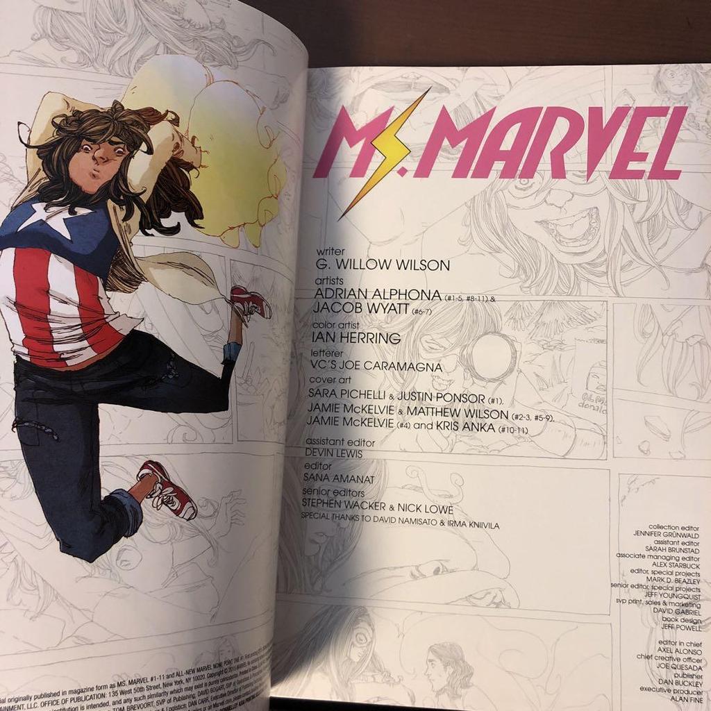 [Б/У] Мисс. Marvel - Том 1 G. Уиллоу Уилсон (Английская книга)