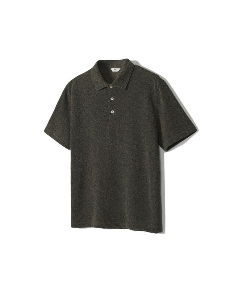 NOTIG Cool Touch Short Sleeve Polo Shirt Khaki_Ols1T1Ts108Kk