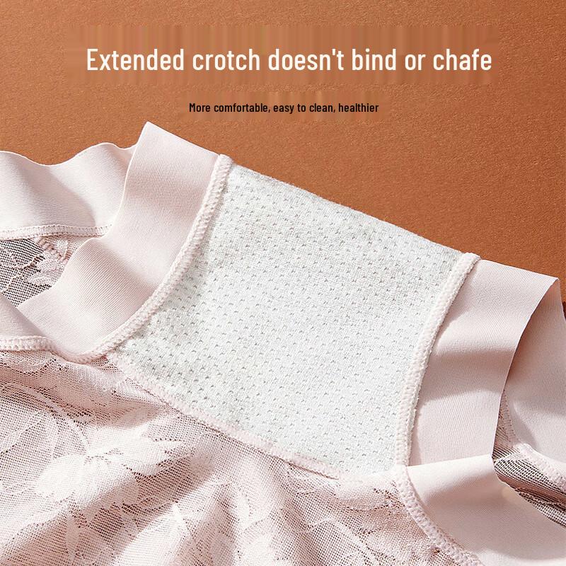 Urban Beauty Women's High-Waist Lace Boxer Briefs