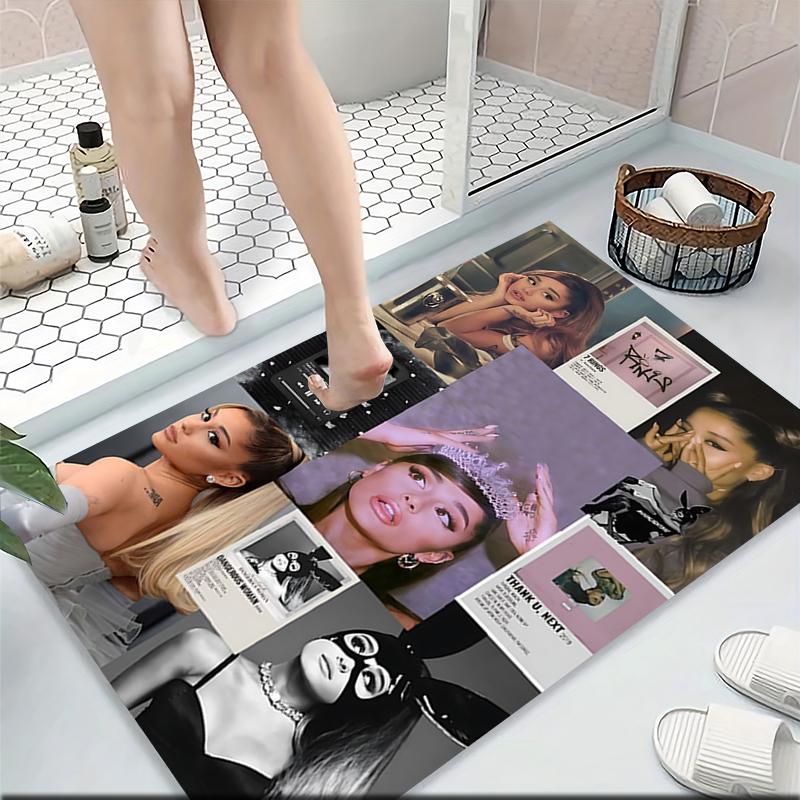 Ariana Grande Collage Carpet Rug Soft Washable Antislip Home Living Room Sofa Mats Personalized Christmas Rug