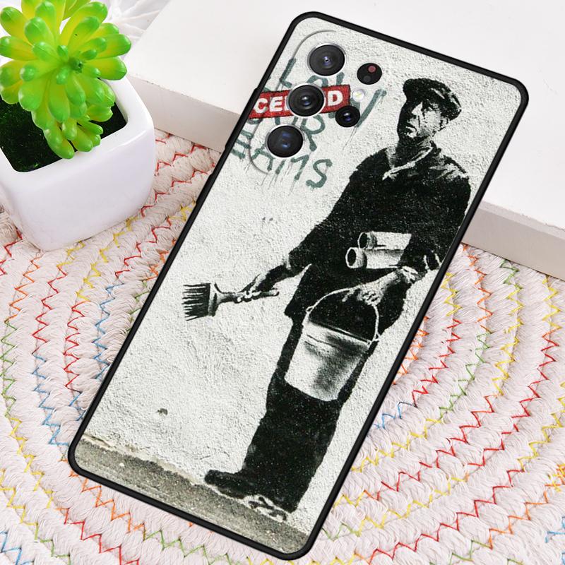 Чехол для телефона Banksy Graffiti Art для Samsung Galaxy note 10 pro S26 Ultra S23 S24 FE S25 S21 S22 PLUS ударопрочный