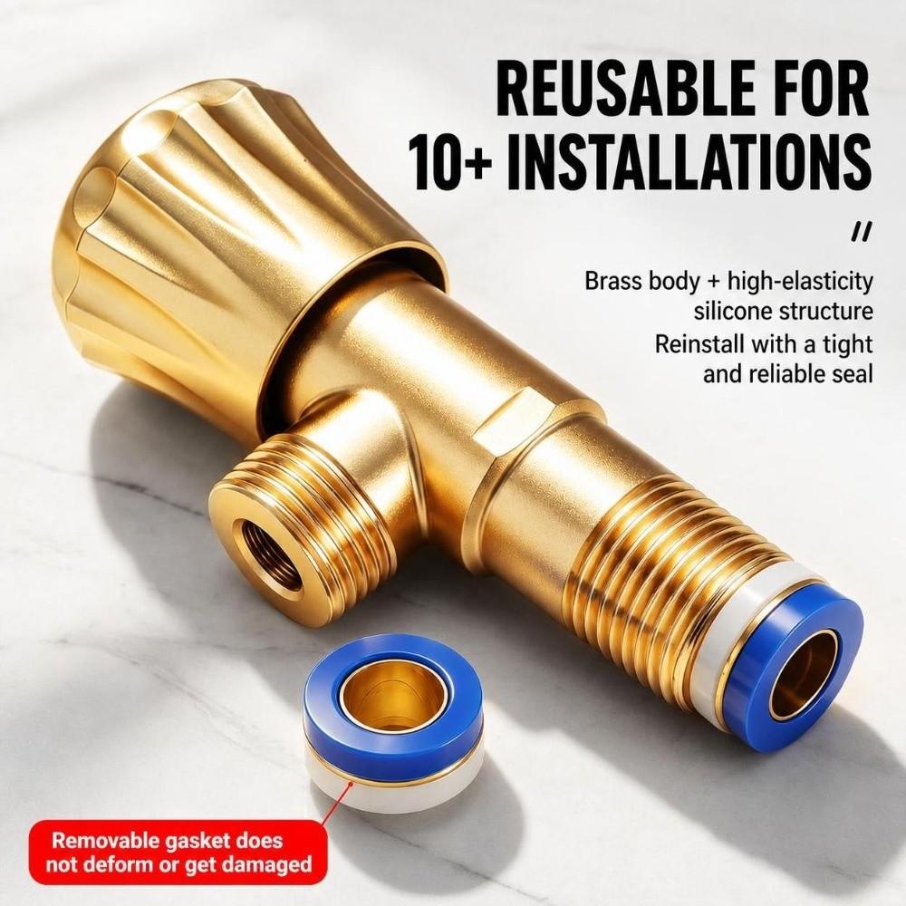 5/10Pcs Leak-proof Valve Pipe Hose Washer Reusable Sealing Copper Washers Faucet Connections