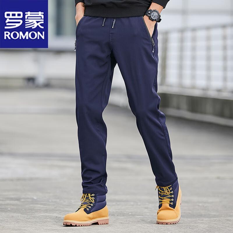 ROMON Men's Casual Straight Leg Pants