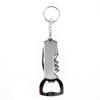 Portable Wine Beer Bottle Opener Keychain Stainles Steel Multifunctionial Opener