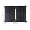 Уличные складные солнечные панели Sunpower Портативное солнечное зарядное устройство 2 USB-порта для телефона Путешествия Кемпинг Пеший туризм Черный 100 Вт 5 В