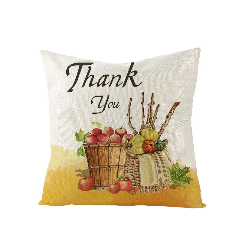 АПолиэстеровая наволочка Новая Осенняя Тыквенный принт Подушка для дивана Подушка Домашняя подушка