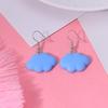 Cute Simple Funny Small Drop Earrings For Women Girls Children Animal Duck Frog Mushroom Cloud Shape Resin Dangle Jewelry Gift