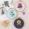 Embroidery Kit Easy To Use And Christian Flowers Pattern DIY Plants Full Embroidery Set