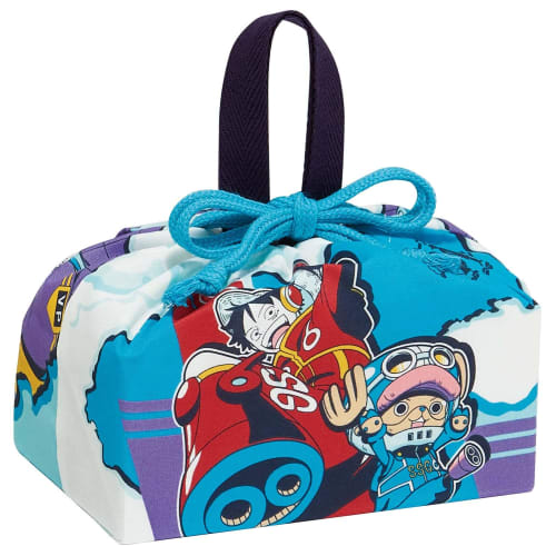 Skater Children's Lunch Box Drawstring Bag with Gusset Kids Made In Japan One Piece 24 KB7