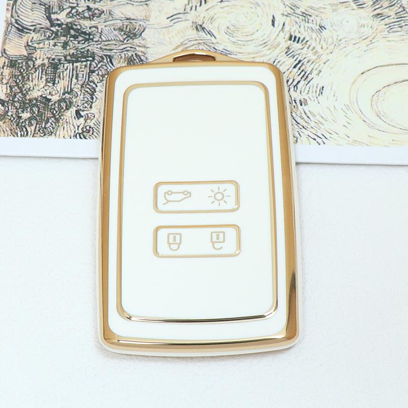 For Renault Captur Koleos Kadjar Zoe Arkana Espace Clio Megane Grand Scenic Sandero Dacia Anti-dust Card Car Key Case Cover