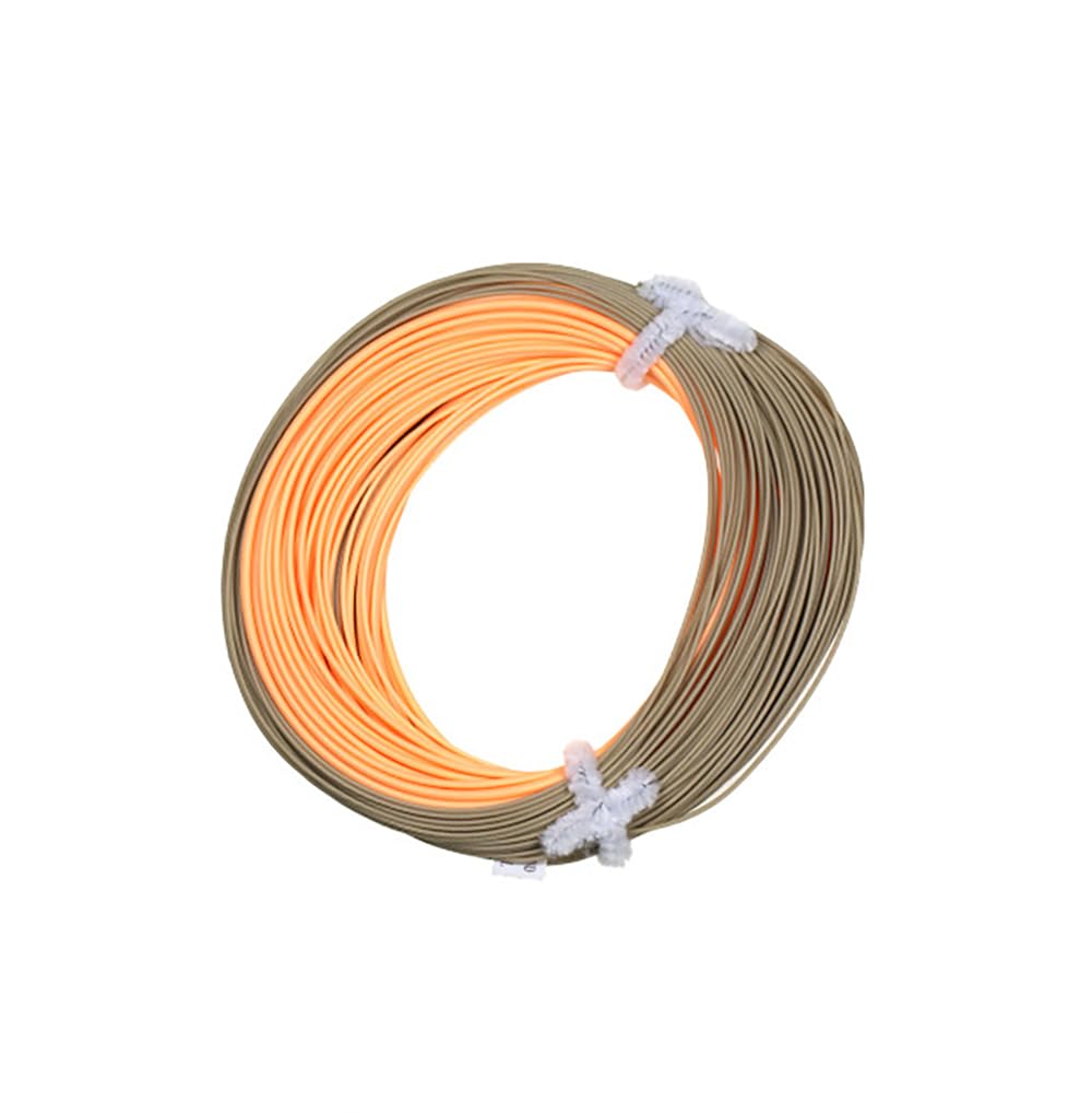 Nekogamiyama Spey Line for Single-Handed Fly Fishing, Peach/Camo (WF3F)