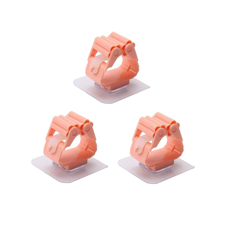 1/3 шт. Зажим для швабры Настенное хранение Органайзер для швабры Держатель Вешалка Стеллаж для хранения Бесшовный зажим для швабры Крючок Бытовые настенные вешалки