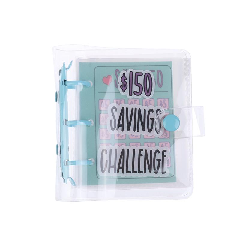 Мини-переплет для сбережений 150-5000 долларов США. Книга для сбережений. Бюджетное хранилище. Конверт для блокнота. Конкурс сбережений.