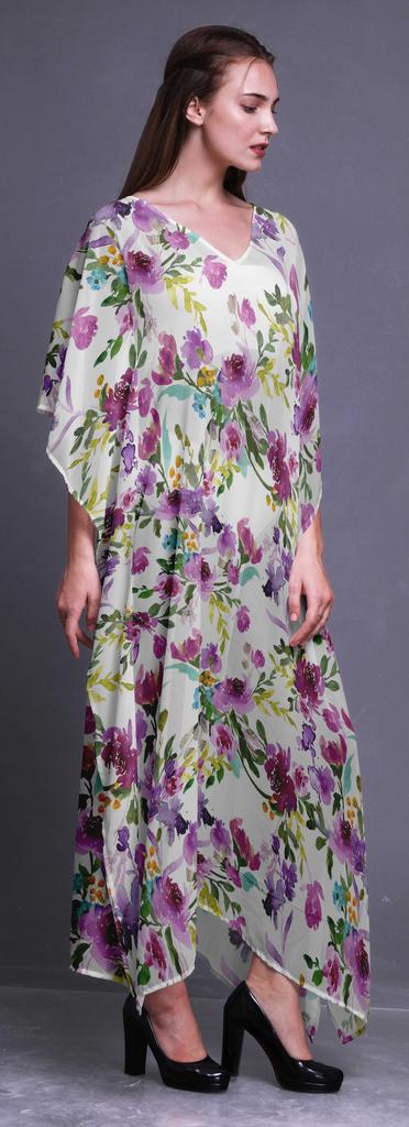 Bimba Ladies Plus SizeA KaftanA Summer Wear Beach Coverup Kimono Caftan