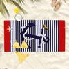 Sailboat Anchor Large Quick Drying Towel, Skin Friendly Polyester for Surfing Swimming