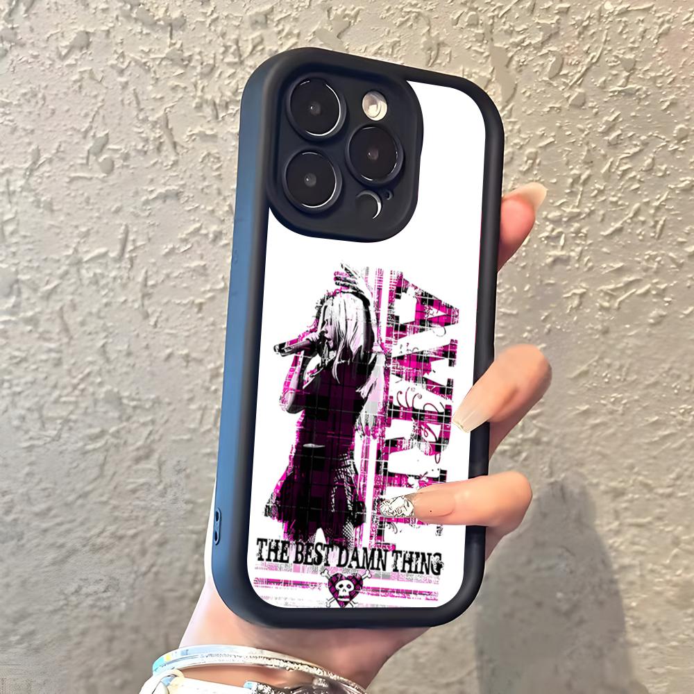 Singer Avril Lavigne Phone Case For IPhone 17 Pro Max 16 15 14 Pro Max IPhone 13 Pro Max 11 Plus Silicone Cover