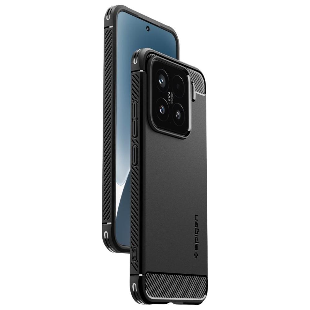 Etui do Xiaomi 15 Spigen Rugged Armor Czarny