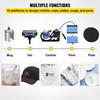 VEVOR Heat Press 30.5x38.1 cm 10 In 1 Heat Press 1000W Heat Press Machine with 360 degrees Rotation Swing Away Red Heat Press T-Shirt Sublimation
