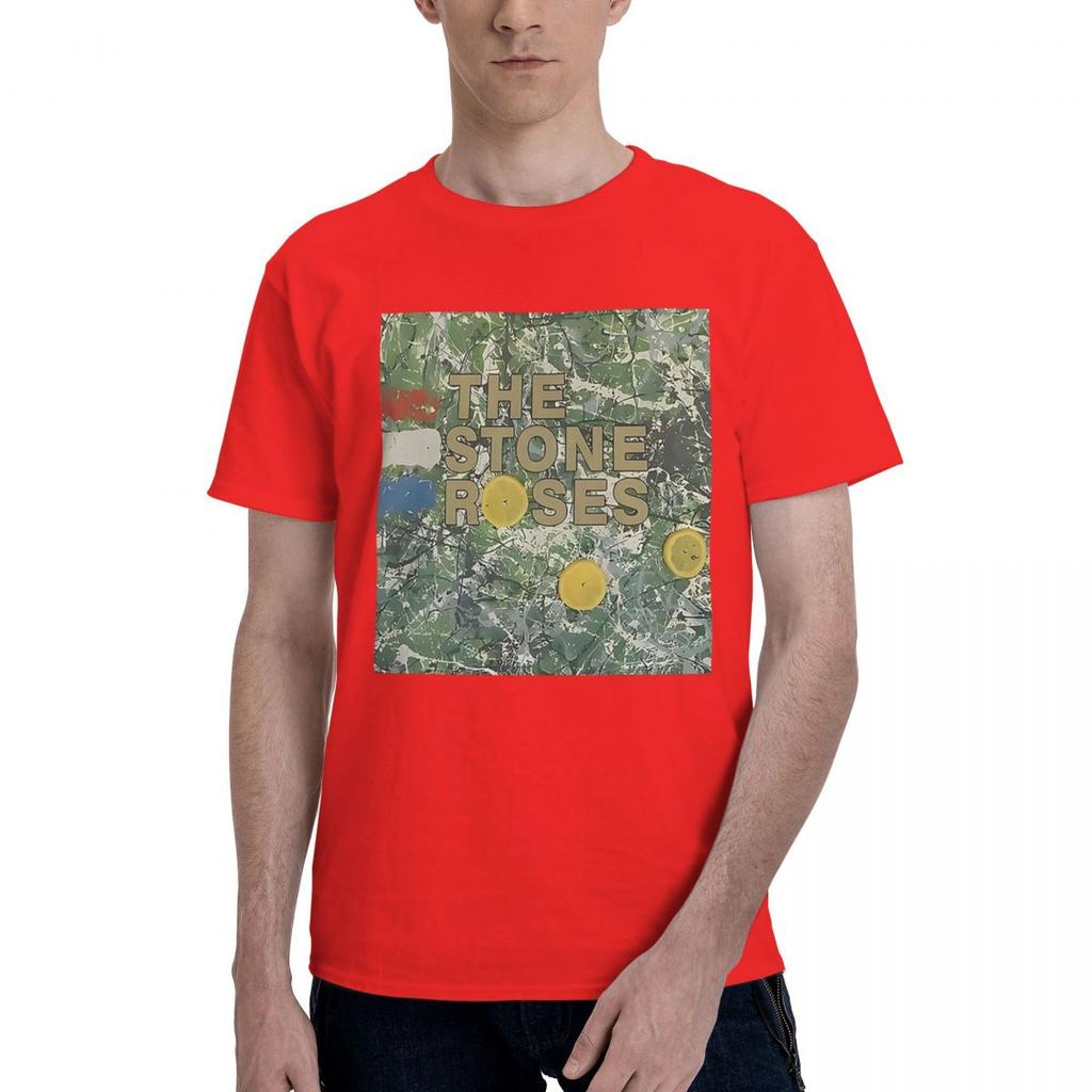 The Stone Roses 100% Хлопок Повседневная Дышащая Удобная Милая Новинка Топы И Футболки Футболка С Принтом