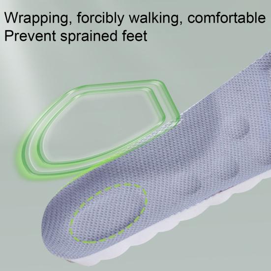 Arch Support Insoles for Foot Fatigue Relief Shock Absorbing Insoles Breathable Sweat-Absorbing