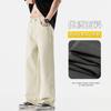 Ge Di Jie Men's Simple, Casual, Versatile, Loose and Slimming Straight leg Jeans