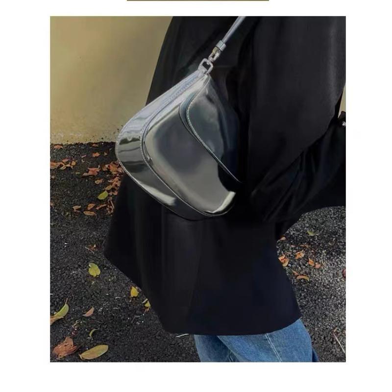 Сумки через плечо из серебристой искусственной кожи, роскошные маленькие сумки под мышкой, кошельки, женские сумки с черным клапаном и верхней ручкой, женские сумки