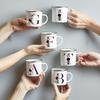 Цветы Алфавита A-Z Винтажные Эмалированные Кружки для Кофе и Чая Отпуск Кемпинг Напитки Сок Пиво Кружки Дом Офис Молочная Кружка Подарки на День Рождения