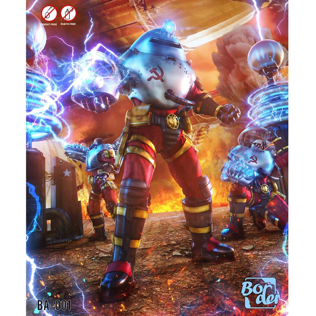 Border Model Tesla Trooper Общая длина Пластиковая модель BA001 1/12 16.5см Предварительно окрашенная (Человек)