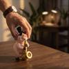 Cute Gentleman Pig Figurine Funny Resin Pig Playing Trumpet Sculpture for Living Room Bedroom Office Desk Home Decor