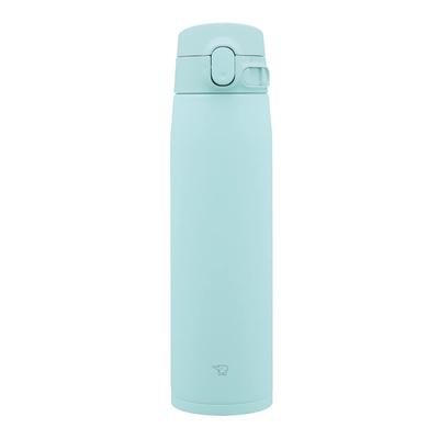 Бутылка для воды ZOJIRUSHI из нержавеющей стали с интегрированной крышкой цвета мяты и простым мытьем, всего 3 предмета, бесшовная, емкость, 720 мл, кружка с одним нажатием, синяя,