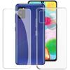 Phone Case - Samsung - Galaxy A41 - Silicone TPU - Tempered Glass - Scratch Resistant
