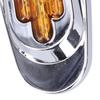 Pair 16LEDs Taillight Electroplated Trim Side Marker Auto External Lamps for 12VCelsius24V Car Truck Pickup