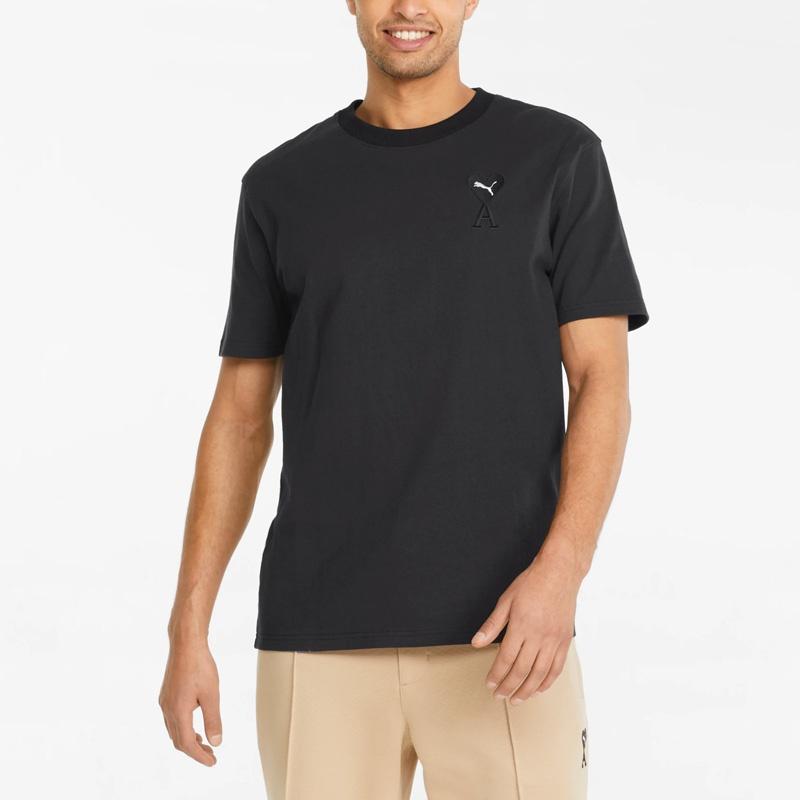 PUMA X AMI Graphic T-Shirt 'Black' Men's 534070-01