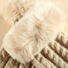 Windproof Knitted Gloves Warm Outdoor Sports Gloves Fashion Cycling Gloves  for Women