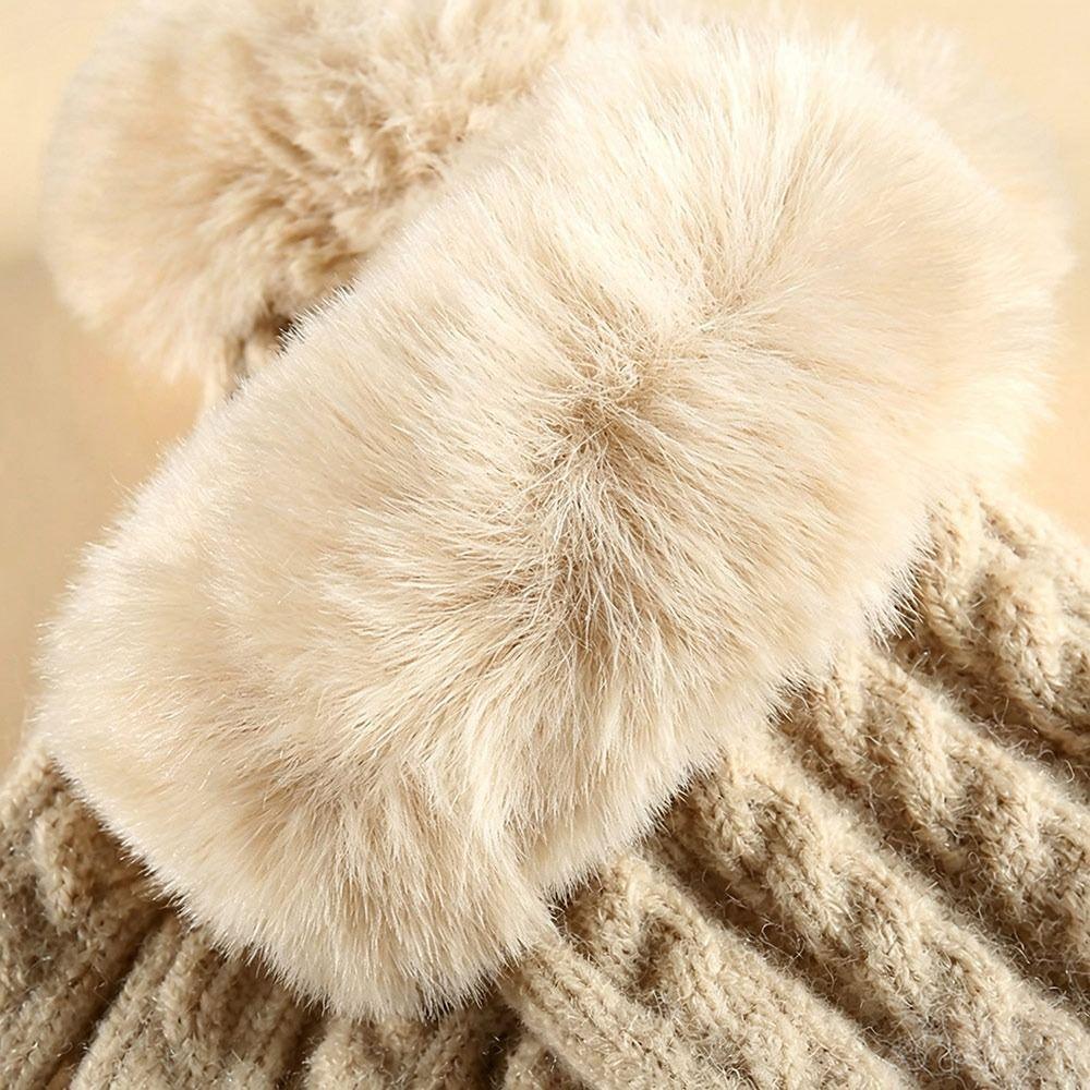 Windproof Knitted Gloves Warm Outdoor Sports Gloves Fashion Cycling Gloves  for Women