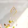1 Pcs Moon Star Wind Bell Pendant Rainbow Prism Colorful Star Moon Dream Catcher Party Decor Hanging Wind Chime Outdoor Indoor
