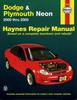 Книга Dodge & Plymouth Neon (2000-2005) Haynes Repair Manual (USA)