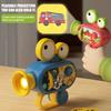 Kids Projector Toy Adjustable Projection Distance 12 Discs 96 Images Educational Learning Torch Flashlight with Stand Theater Gift for Boys Girls