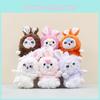 Plush Cartoon Rabbit Toys Keychain Stuffed Dolls Bag Decorations Gifts Kids