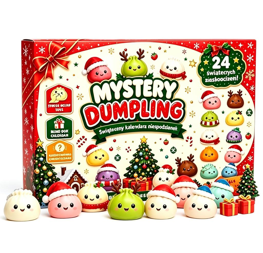 2026 Christmas Squishy Advent Calendar, 24‑Day Xmas Countdown Calendar with Squish Squeeze Toys, Kids Surprise Blind Box Christmas Holiday Gift