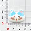 Мультяшные аксессуары из смолы с изображением диких кошек: Заколка для волос, Брелок, Чехол для телефона, Магнит, Украшение для пряжки обуви, Сделай сам